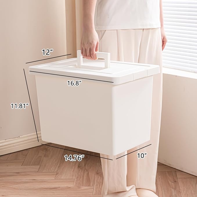 27 Quart Stackable Storage Bins - Image 3