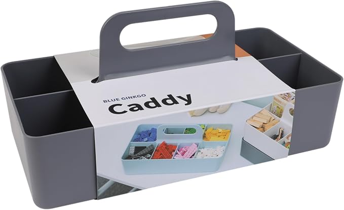 BLUE GINKGO Stackable Organizer Caddy – Korean-Made Portable Tote by BLUEGINKGO