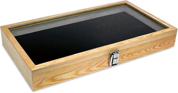 MOOCA Wooden Jewelry Display Case, Jewelry Organizer Case - Image 5