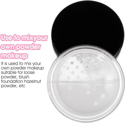 6pcs 10ml/0.34oz Refillable Loose Powder Containers Plastic Empty Travel Small - Image 3