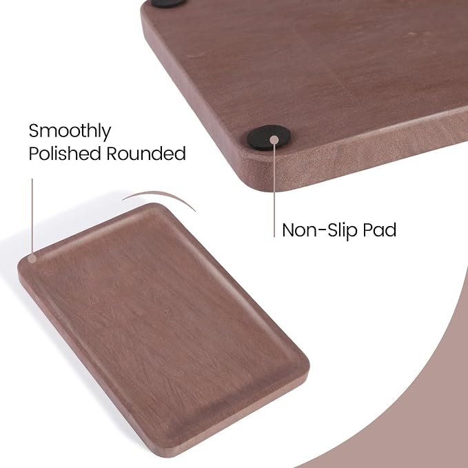 Marble Vanity Tray, 11.8in Sandstone Bathroom Kitchen Tray - Image 2