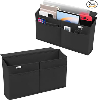 2 Pack Desk Side Hanging Organizer, Adhesive Storage Bag by Joyytuu
