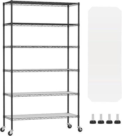 BestOffice | 6-Tier Wire Storage Shelves by BestOffice