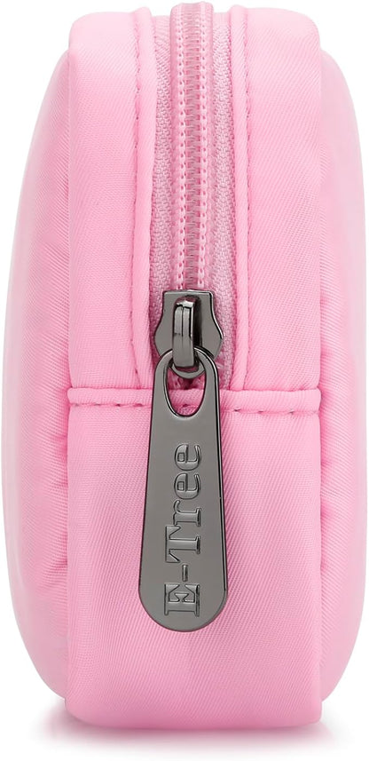 E-Tree Cute Small Makeup Bag, Cosmetic Toiletry Skin Care Make up Little Items - Image 3