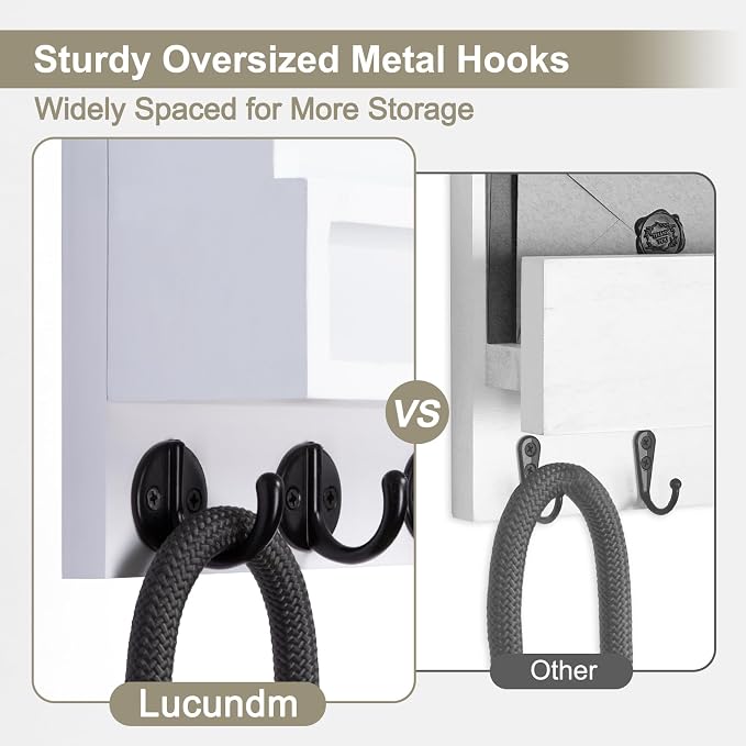 Key and Mail Holder Wall Mount, Key Hanger - Image 5