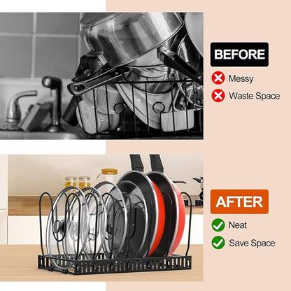 Housolution Pot and Pan Organizer Rack - Image 4