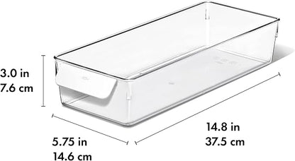 OXO Good Grips Fridge Organization Bin 5 in x 14 in - Image 6
