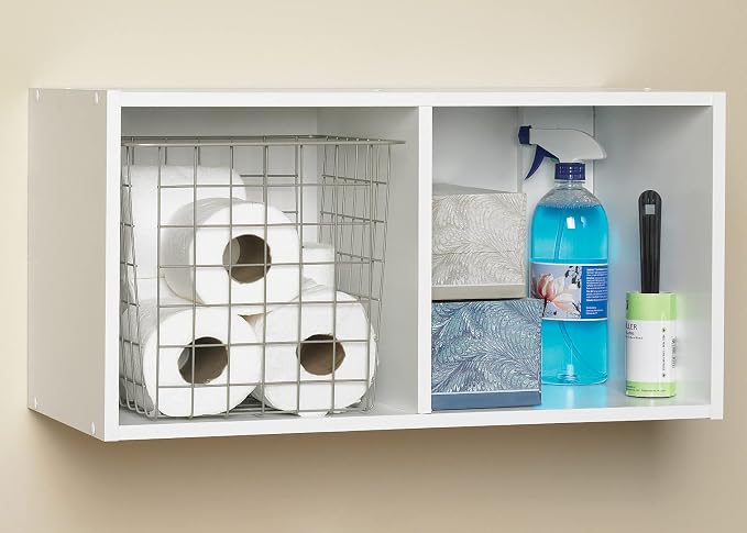 ClosetMaid Cubeicals 2 Cube Storage Shelf Organizer Bookshelf, Stackable or - Image 2