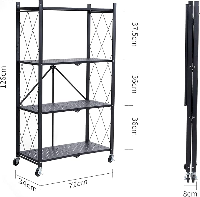 BRIAN & DANY Metal Storage Shelves - Image 3