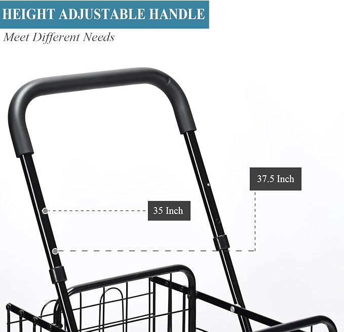 Foldable Grocery Shopping Cart - Image 6