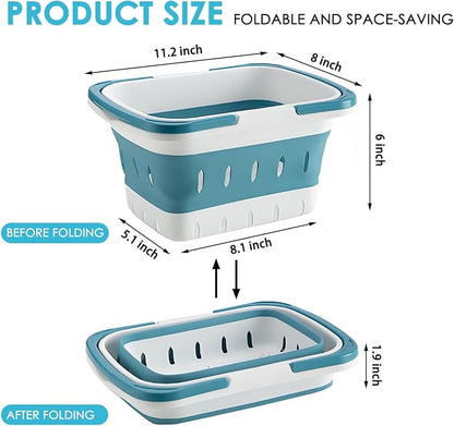 Fammart Portable Shower Caddy Tote – Collapsible Plastic Basket - Image 4