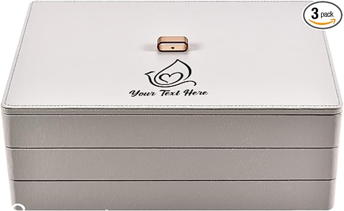 Shanik Stackable Jewelry Tray Organizers, Cute Designer Storage by WORLDOFSHANIK
