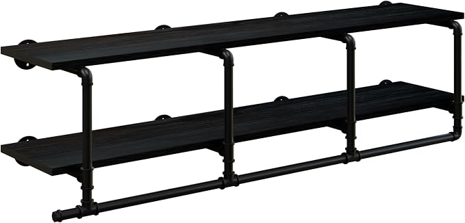 Wall Mounted Clothes Rack 12 Inch Deep, 60 Inch Heavy Duty Garment Rack - Image 9