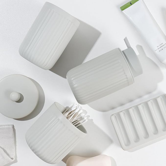 BosilunLife Ceramic Bathroom Accessories Set - Image 7
