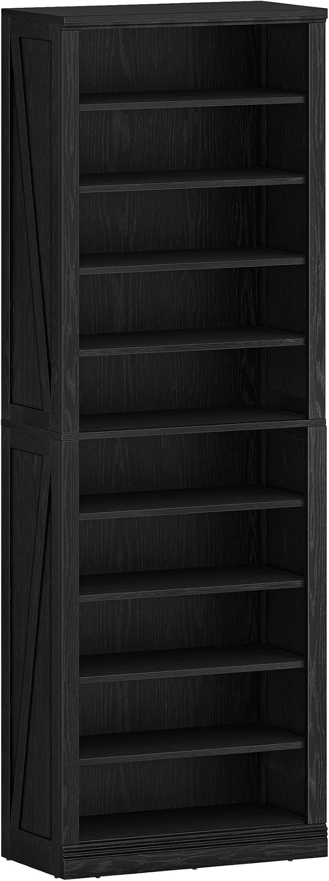 Hzuaneri Shoe Storage Cabinet, 10 Tiers Farmhouse Tall Shoe Cubby Organizer | - Image 9