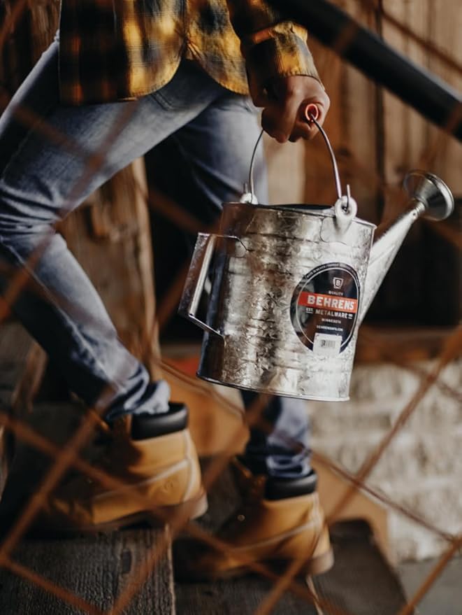 Behrens 2.5 Gallon Hot Dipped Steel Watering Can - Image 5