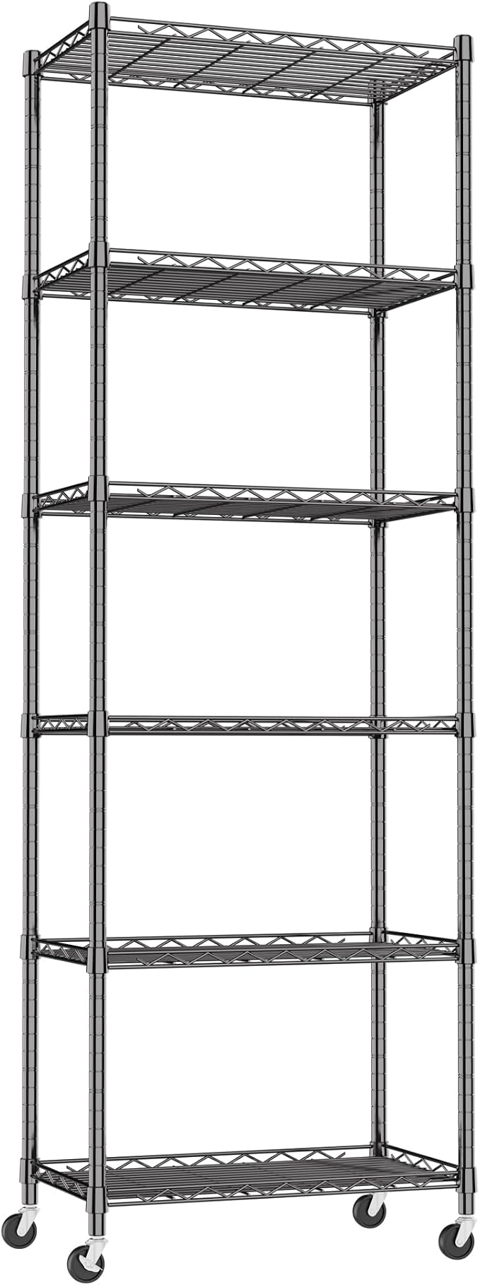 REGILLER 6 Wire Shelving Steel Storage Rack Adjustable Unit Shelves - Image 7