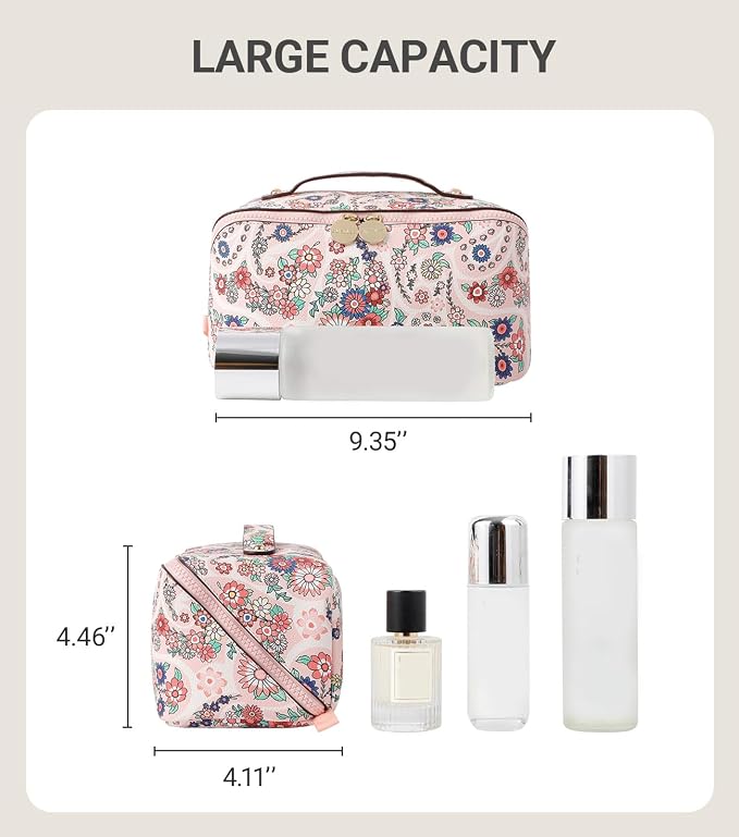 Aveniee Travel Makeup Bag for Women, Large Cosmetic Organizer - Image 6
