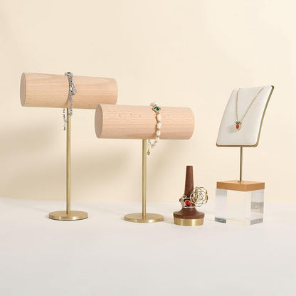 GemeShou White jewelry necklace display - Image 5