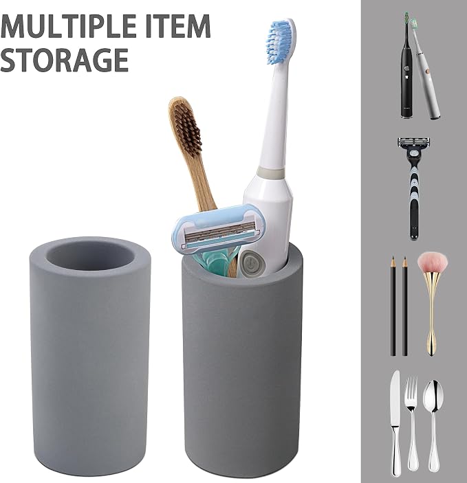 2Pcs Diatomite Toothbrush Holder - Image 5