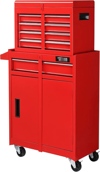 TUFFIOM 5-Drawer Rolling Tool Chest, Tool Storage Cabinet w/Drawers, Lockable - Image 10