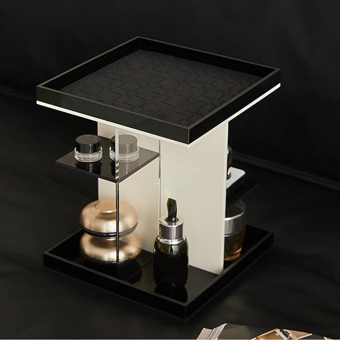 Rotating Makeup Organizer, 360 Degree Acrylic Cosmetic Storage Carousel - Image 3
