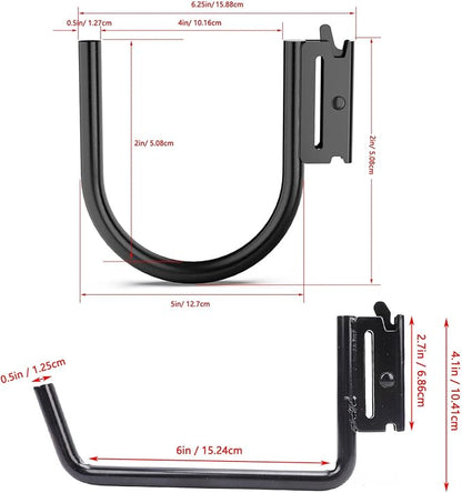 8 Pack E Track Heavy Duty Shovel Hanger - Image 7