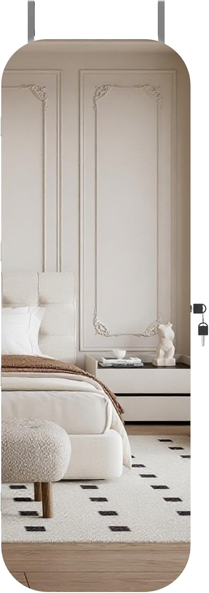 Montary Door or Wall-Mounted Jewelry Cabinet - Image 9