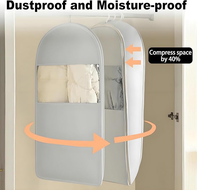 Space Saving Hanging Garment Bag - Image 3