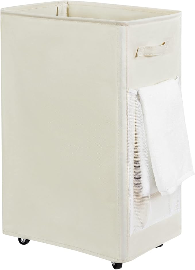 Chrislley 90L Rolling Laundry Basket Large Laundry Hamper by Chrislley