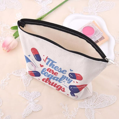 Medicine Bag for Purse Travel Makeup Bag for Women Patient Nurse Birthday - Image 6