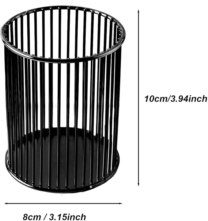 Metal Pen Holder Cup for Desk Makeup Brushes Pencil Holders Home Office - Image 2
