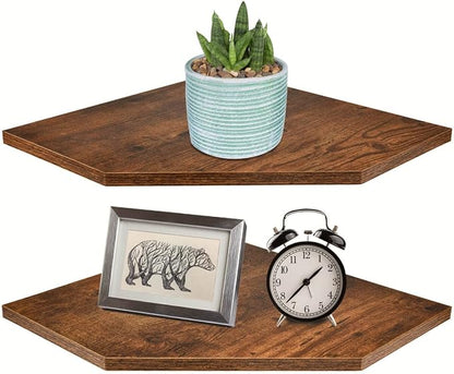 Corner Shelf Wall Mount, Cable Box, Game Console, Storage by Homode