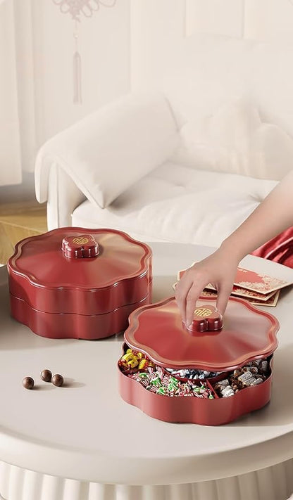 Covered compartment snack tray, suitable - Image 3