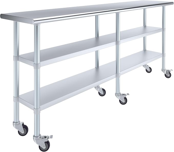 AmGood Stainless Steel Work Table by AmGood