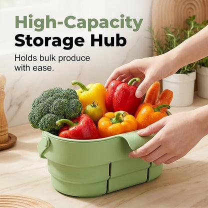 Foldable Hanging Kitchen Sink Drain Basket, 2026 New No-drill removable sink - Image 7