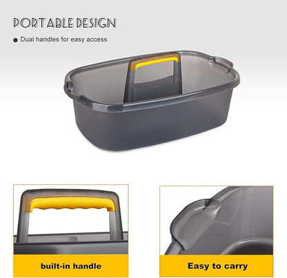 Large Cleaning Supplies Caddy Portable Shower Basket Supply Organizer - Image 4