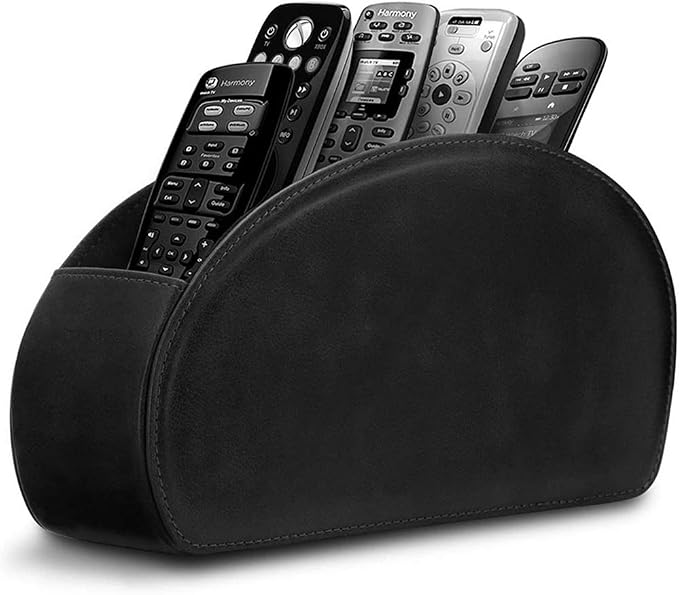 Leather Remote Control Holder by RHCSZ