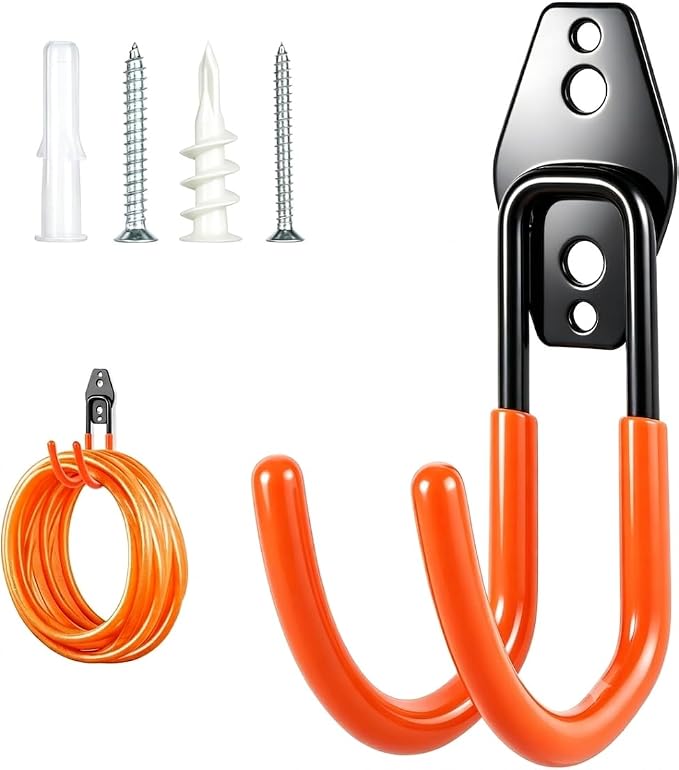 Heavy Duty Hose Hook, Garage Storage Utility Hooks, Garden Hose Hooks by Unknown
