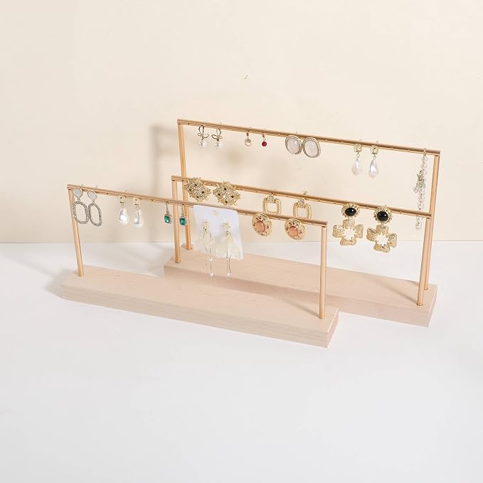 GemeShou wooden earring holder organizer - Image 3