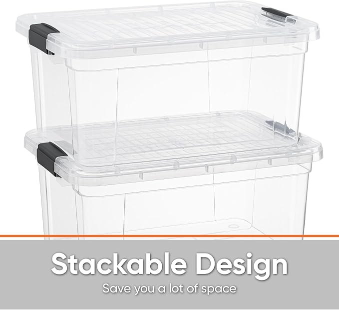 Superio Small Clear Storage Box - Image 3