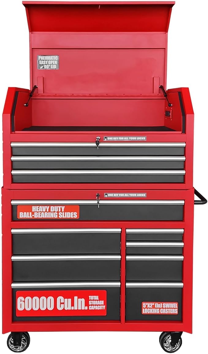 41-Inch Heavy-Duty Rolling Tool Chest Set by Unknown