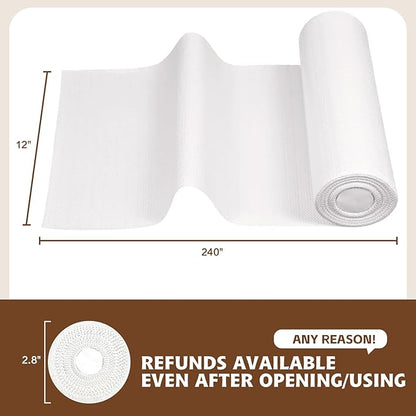 Shelf Liners for Kitchen Cabinets Non Adhesive Drawer Liner 12in x 30FT Pure - Image 3
