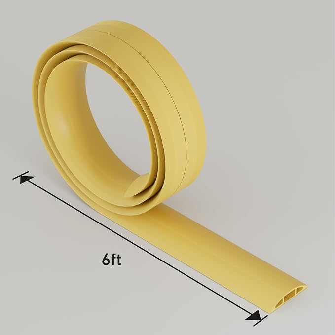 D-Line 6ft Floor Cord Cover, Floor Cable Protector, Extension Cord Cover - Image 7