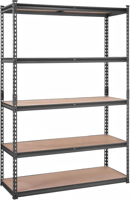 Storage Shelving Unit, 5-Tier Adjustable Metal Storage Shelves by Unknown