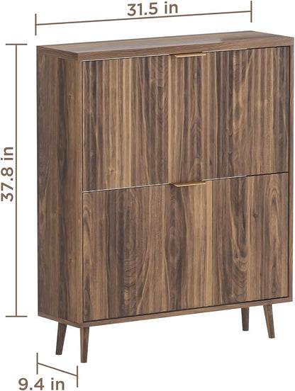 Shoe Cabinet Storage, Modern Freestanding Organizer - Image 2
