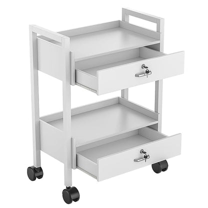 Paddie Salon Trolley Cart, Salon Tray Wooden Mobile Utility Cabinet - Image 4