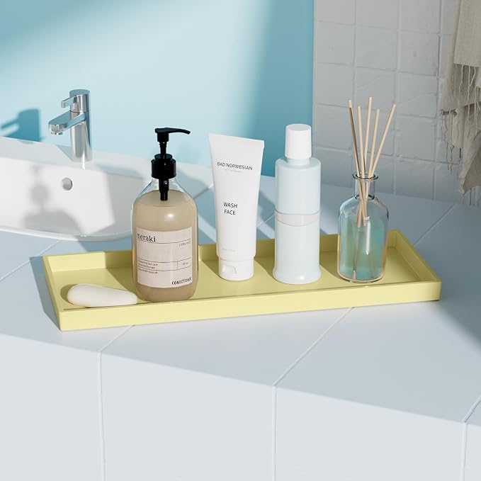 Vanity and Bathroom Tray, Waterproof Vanity Tray - Image 3