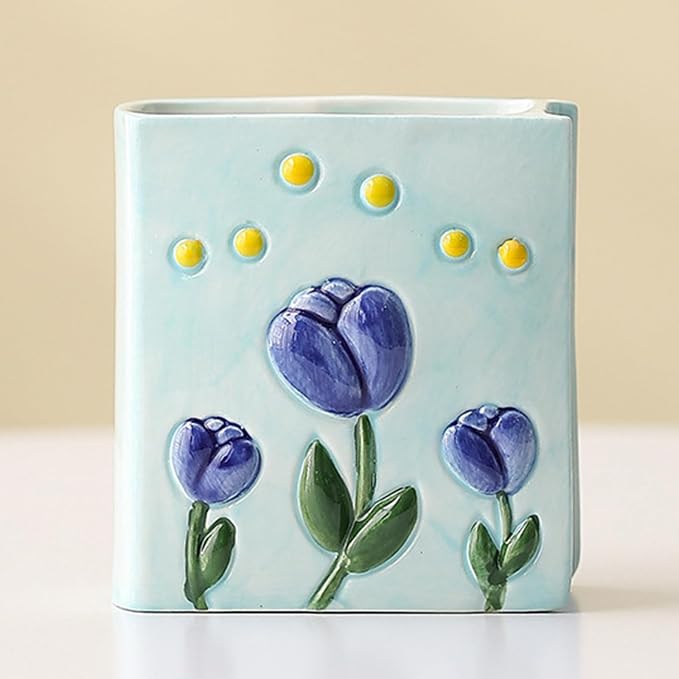 Book Vase Tulip Pencil Cup Pen Holder - Image 4