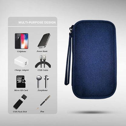Electronics Organizer Bag Pouch Cable Charger Case Travel Shockproof Cord - Image 4